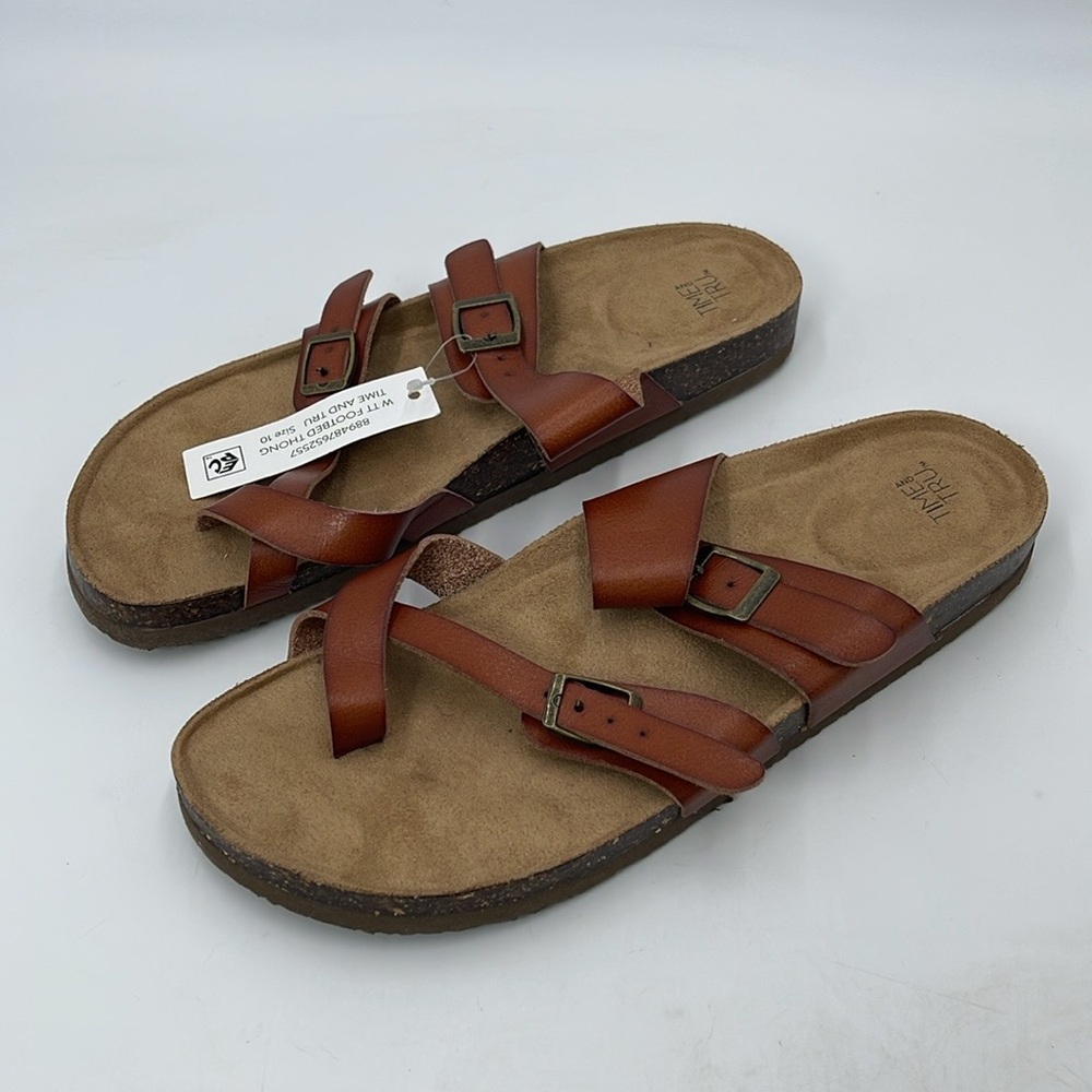 Time & Tru Leather Slip On Size 10